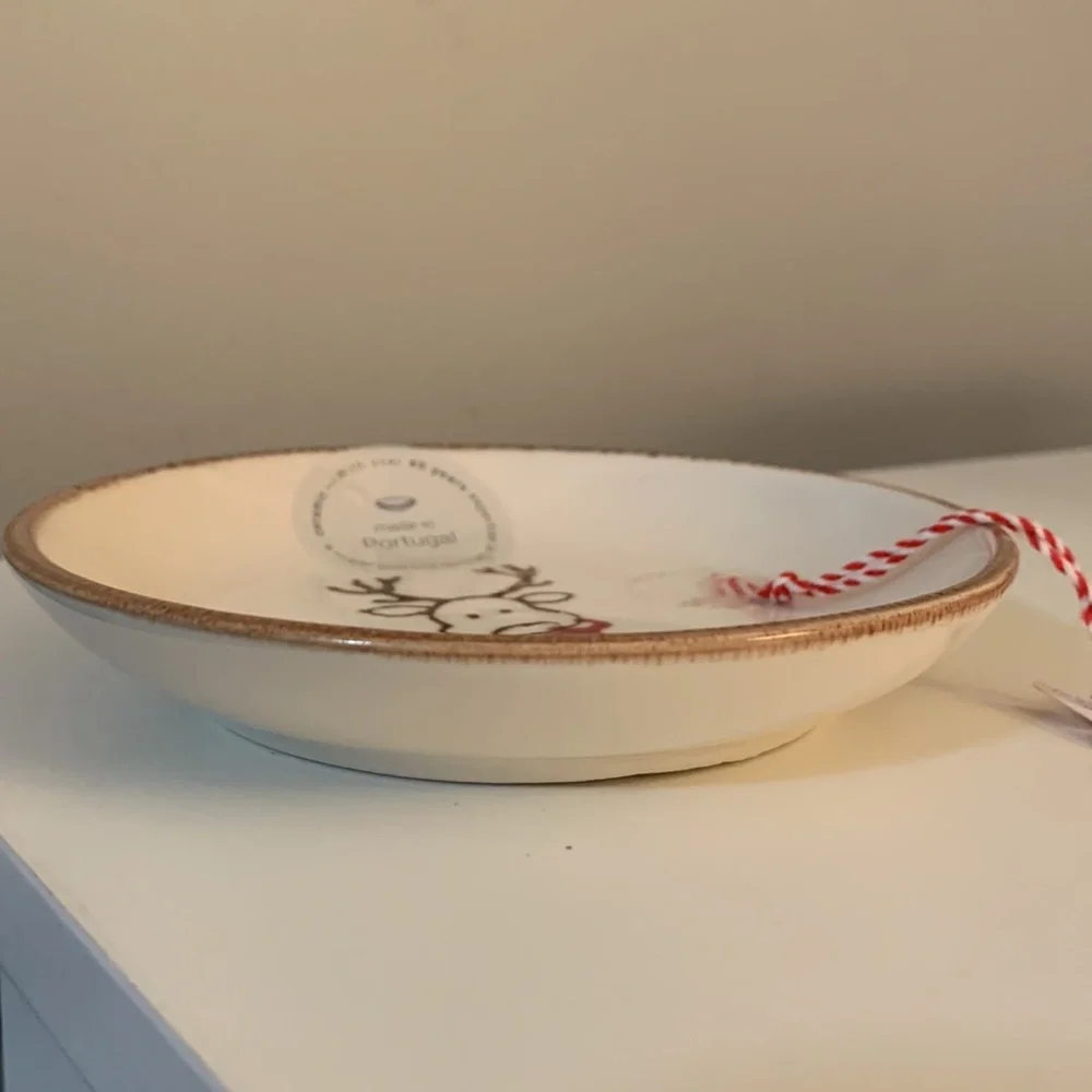 NWT Ceramic Deer Trinket Dish